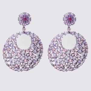 Affordable Luxury Dressy Earring, Affordable High Quality CZ Earring