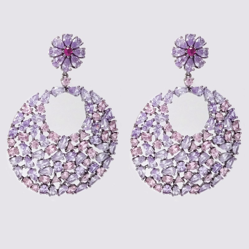 Affordable Luxury Dressy Earring, Affordable High Quality CZ Earring