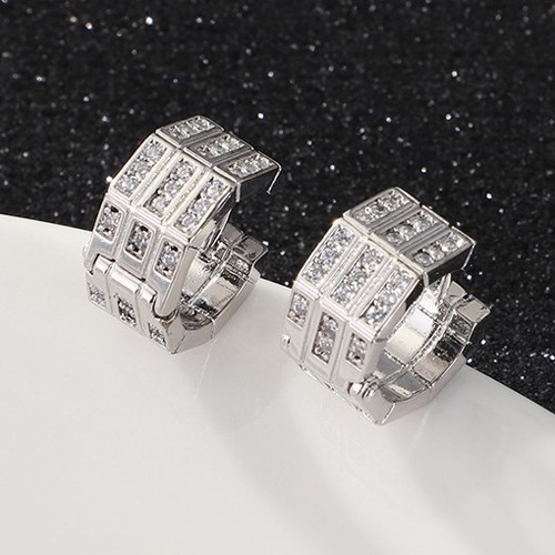 Cubic Zirconia Pave Huggie Earring