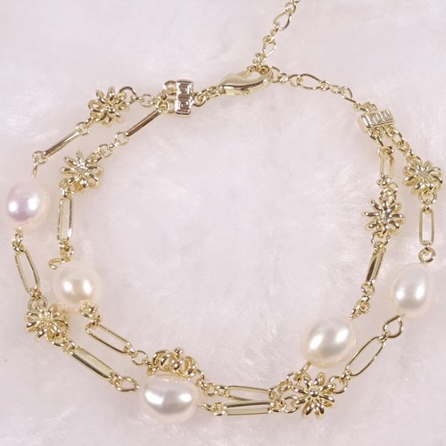 Freshwater Pearl Bracelet, Layered Pearl Bracelet