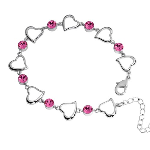 Heart Crystal Bracelet