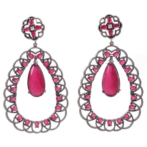 Hollow Out Dangle Earrings, Affordable High Quality CZ Earring