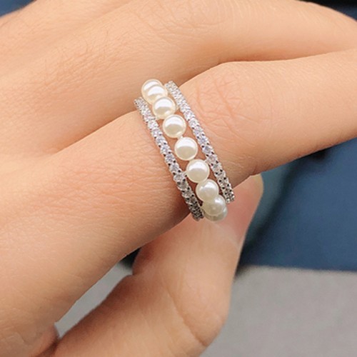 Pear and CZ Ring, Affordable High Quality Ring